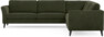 Bridge - Hörnsoffa, 3+3-sits - Grön
