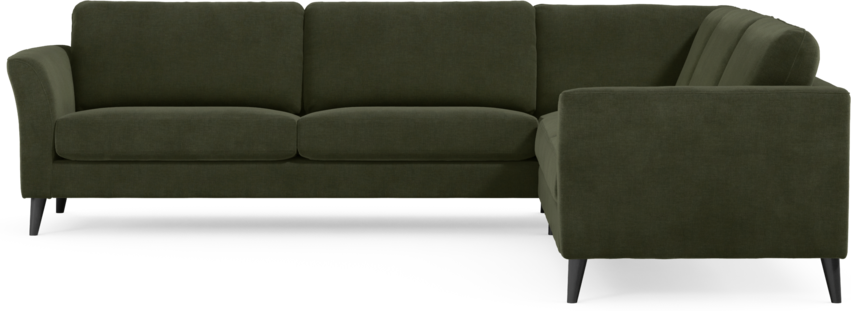 Bridge - Hörnsoffa, 3+3-sits - Grön