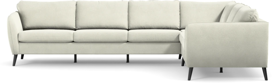 County - Hörnsoffa, 3+2-sits - Vit