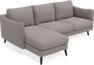 Madison Lux - 2-sits soffa med schäslong vänster - Grå