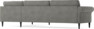 Bridge - 4-sits soffa med divan höger - Grå
