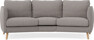 Madison - 3-sits soffa svängd, 70 cm - Grå