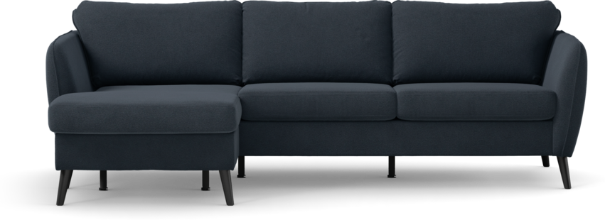 County - 3-sits soffa med flyttbar schäslong - Blå