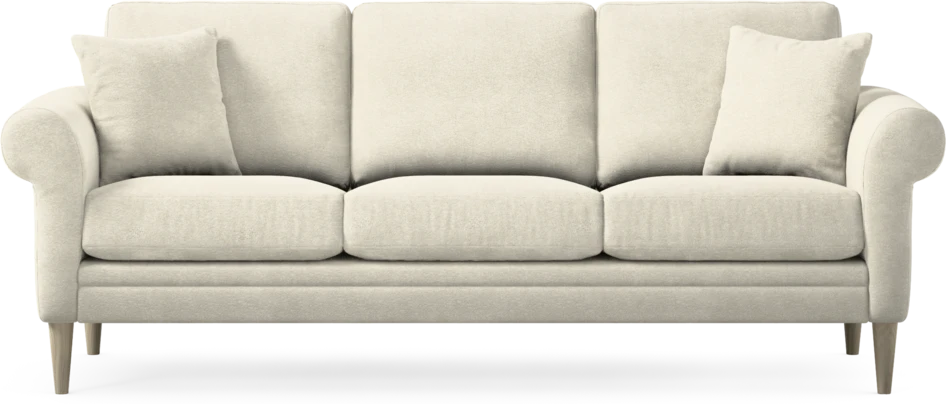 Eden - 3-sits soffa - Vit