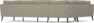 County - Hörnsoffa, 2+3-sits - Beige