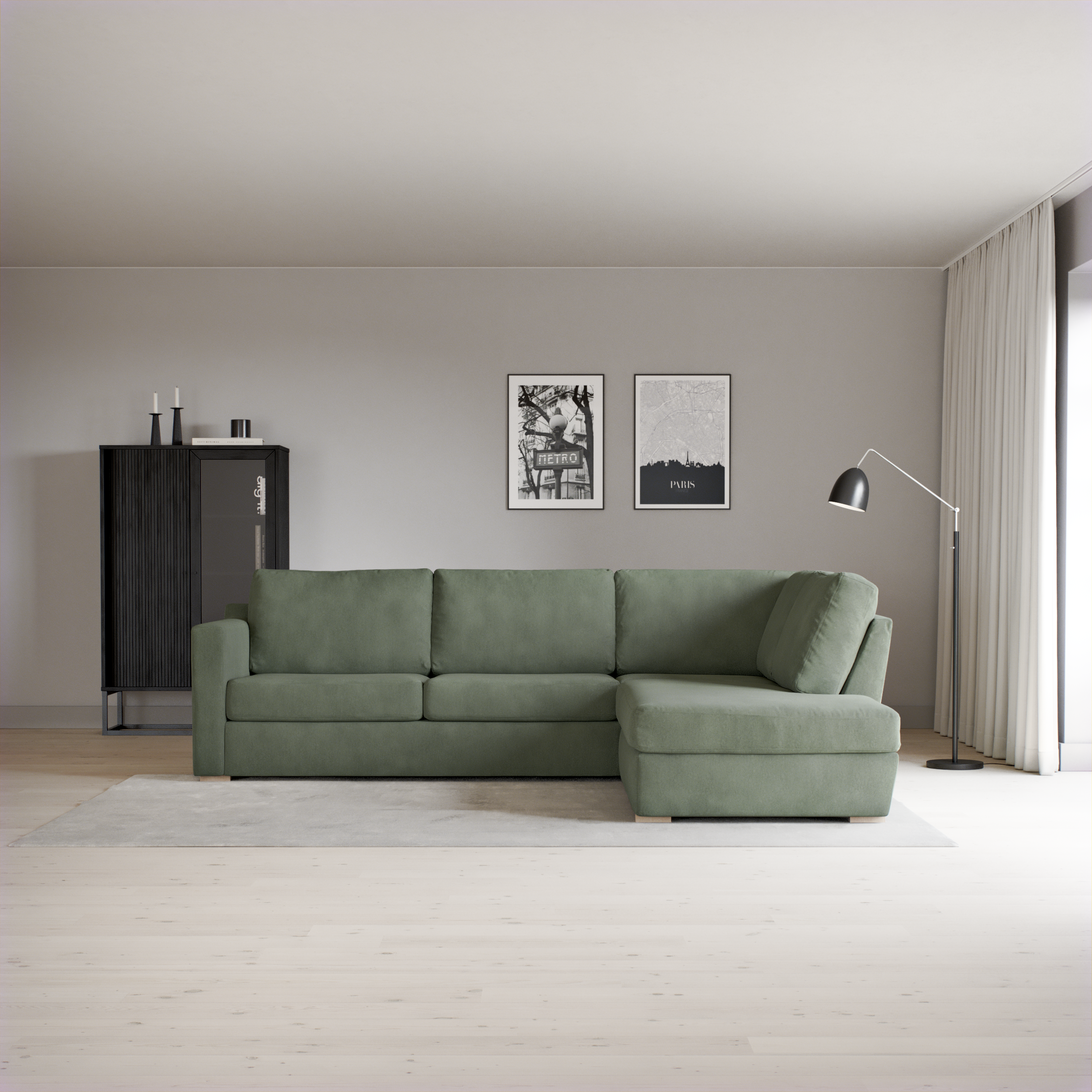 Friday - 2,5-sits soffa med divan höger - inspiration