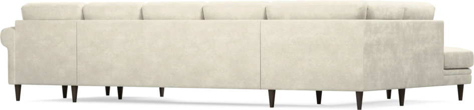 Eden - 3-sits soffa med divan vänster och schäslong höger - Vit