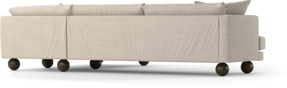Harper - 3-sits soffa med divan höger - Beige