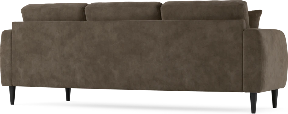 Eden - 3-sits soffa svängd - Brun