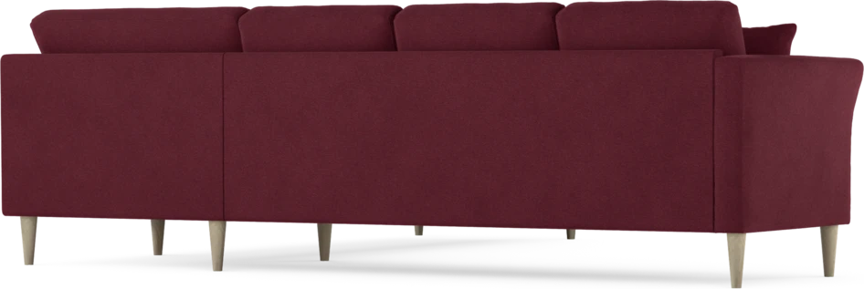 Eden - Hörnsoffa, 3+3-sits - Röd