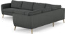 County - Hörnsoffa, 3+2-sits - Grå