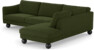 Madison Lux - 3-sits soffa med divan höger - Grön