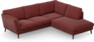 Madison - 2-sits soffa med divan höger - Rosa