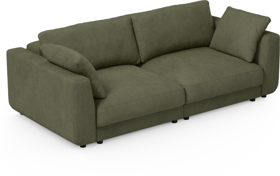 Amie - Bäddsoffa 3-sits - Grön
