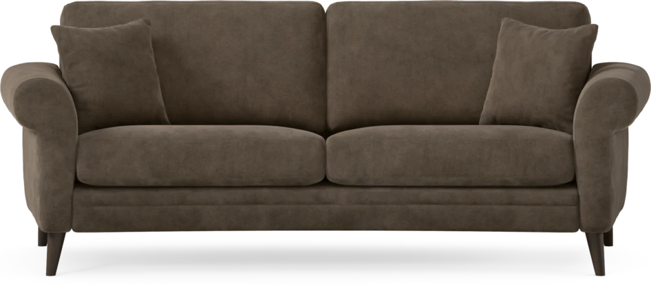 Eden - 2,5-sits soffa svängd - Brun