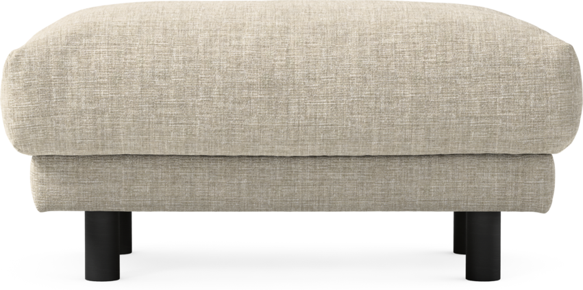 Cherrie - Fotpall 110, fast klädsel - Beige