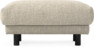 Cherrie - Fotpall 110, fast klädsel - Beige