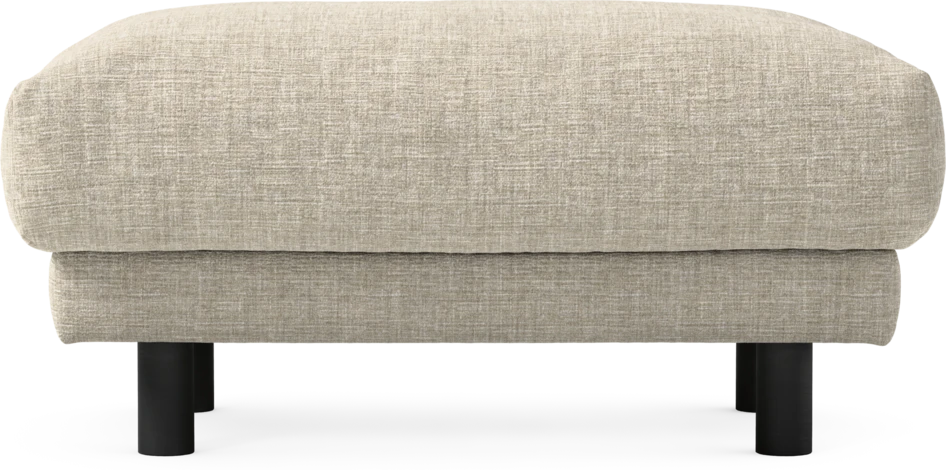 Cherrie - Fotpall 110, fast klädsel - Beige