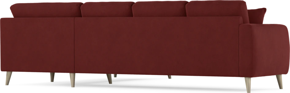 Eden - Hörnsoffa, 3+2-sits - Röd