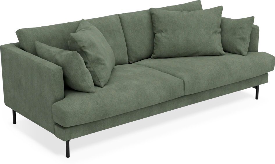 Harper - 3-sits soffa - Grön