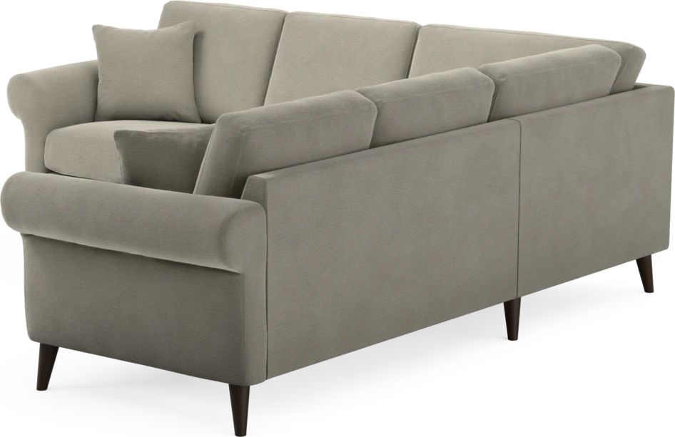 Eden - Hörnsoffa, 2+2-sits - Brun