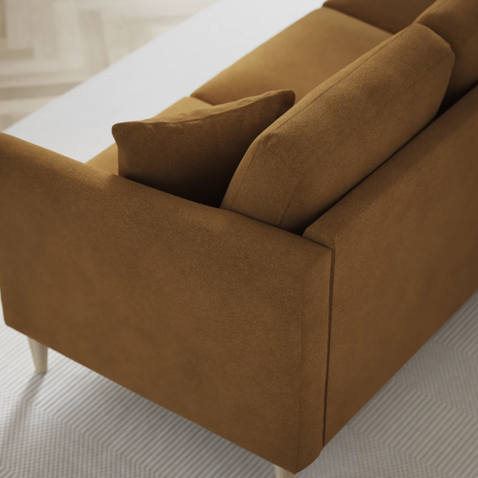 Eden - 2,5-sits soffa - Gul