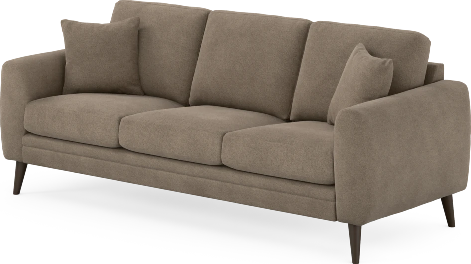 Eden - 3-sits soffa - Brun