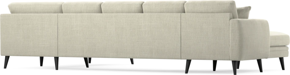 Eden - 3-sits soffa med schäslong vänster och divan höger - Beige
