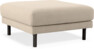 Willow - Fotpall, fast klädsel - Beige