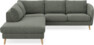 Madison - 2-sits soffa med divan vänster - Grå