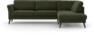 Bridge - 3-sits soffa med divan höger - Grön