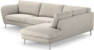 Madison Lux - 3-sits soffa med divan höger - Beige