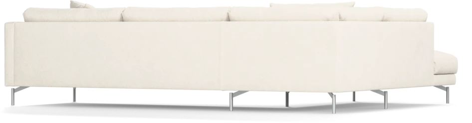 Harper - 3-sits soffa med divan vänster - Vit
