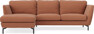 Madison Lux - 2-sits soffa med schäslong vänster - Orange