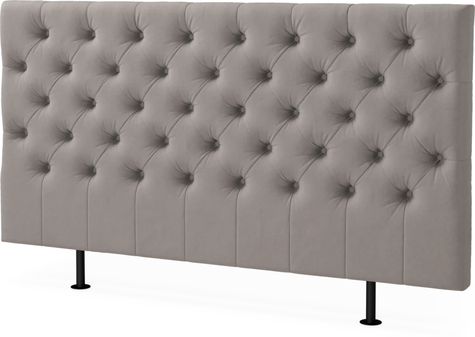 Cape pikerad - Sänggavel, 90-210 cm - Grå