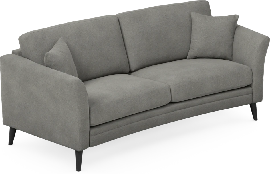Eden - 2,5-sits soffa svängd - Grå