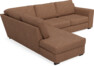Friday - 2,5-sits soffa med divan vänster - Orange