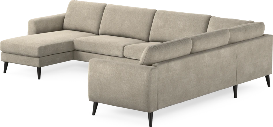 Bridge - Hörnsoffa, 3+2-sits med schäslong vänster - Beige