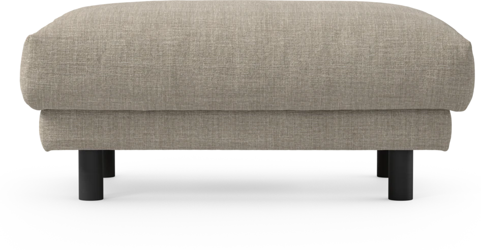 Cherrie - Fotpall 100, fast klädsel - Beige