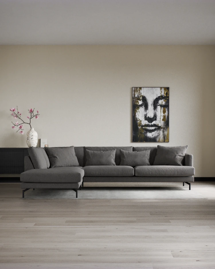 Harper - 3-sits soffa med divan vänster - inspiration