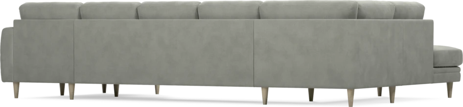Eden - 3-sits soffa med divan vänster och schäslong höger - Grå