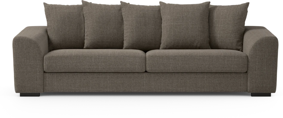 Town - 4-sits soffa - Brun