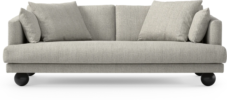 Harper - 3-sits soffa, hel dyna - Vit