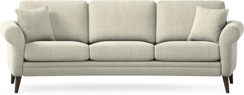 Eden - 3-sits soffa svängd - Beige