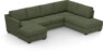 Friday - 3-sits soffa med schäslong vänster och divan höger - Grön