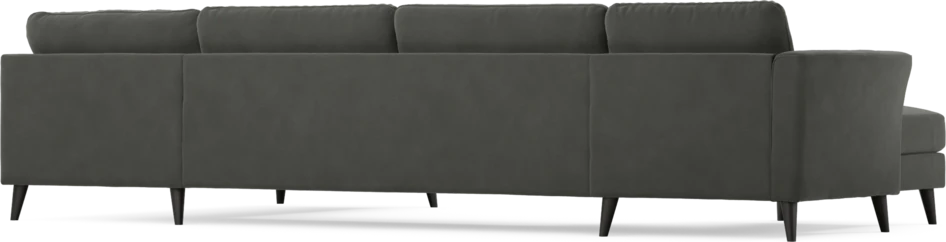 Bridge - 3-sits soffa med schäslong vänster och divan höger - Grå