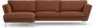 Madison Lux - 3-sits soffa med schäslong vänster - Röd