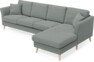 Eden - 3-sits soffa med schäslong - Grå