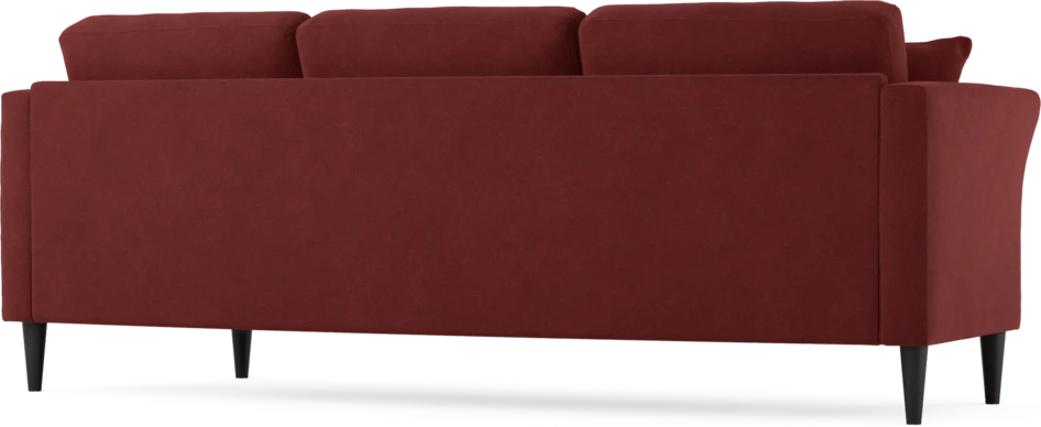 Eden - 3-sits soffa svängd - Röd