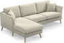 Eden - 2,5-sits soffa med schäslong - Beige
